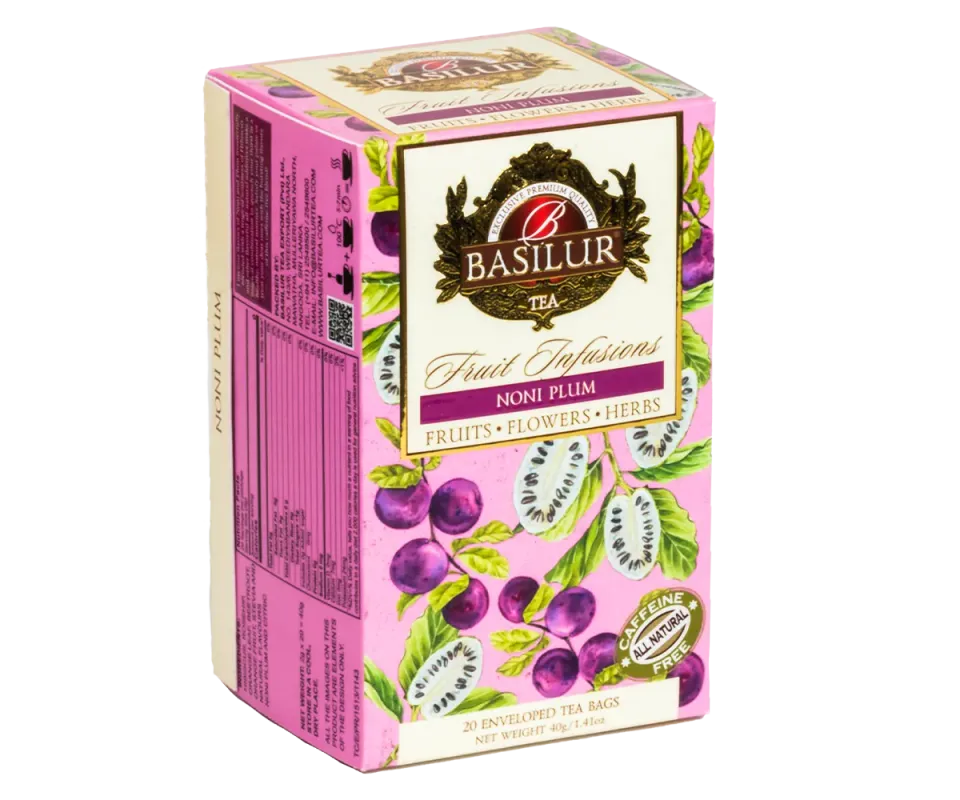 Basilur Magic Fruits Noni Plum frugtte 20 breve