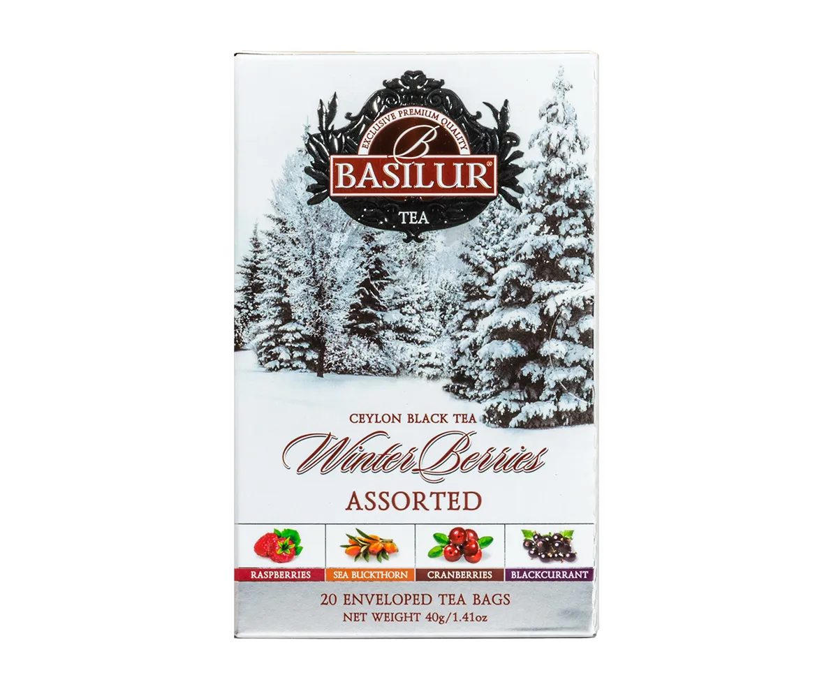 Basilur Winter Berries bærte 20 breve 4 smage sød syrlig