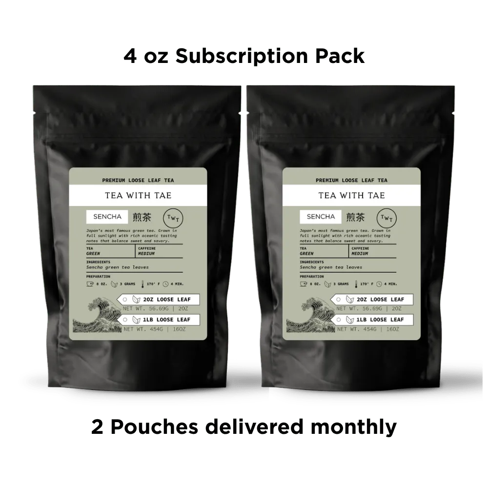 Tea with Tae Sencha Green løs te 57g japansk