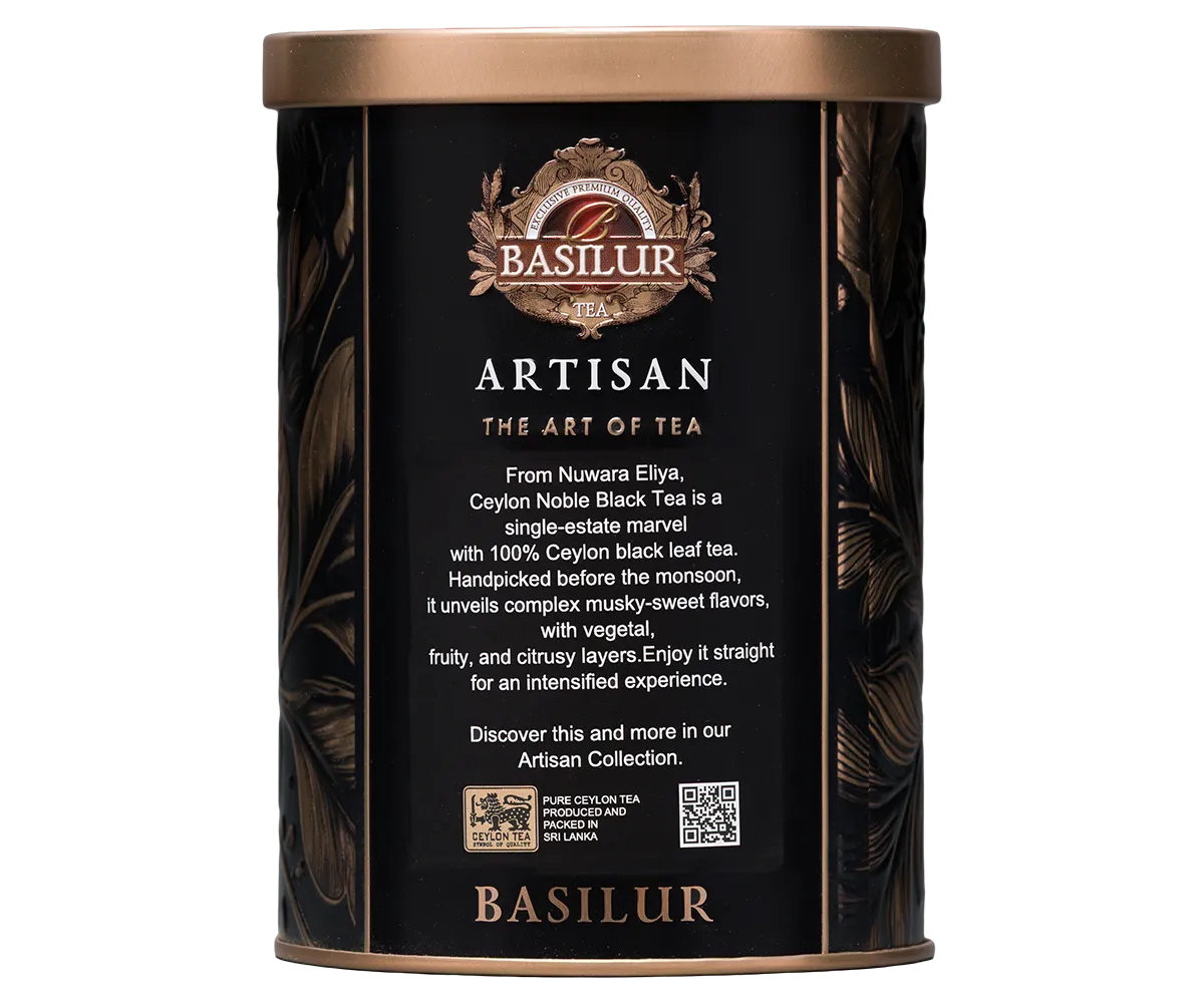 Basilur Ceylon Noble sort løs te 100g single estate