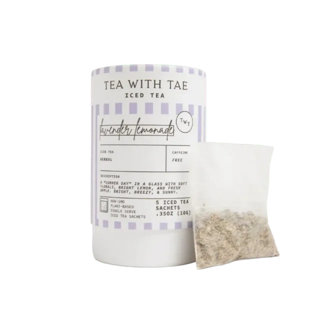 Tea with Tae Lavender Lemonade is-te 5 breve lavendel