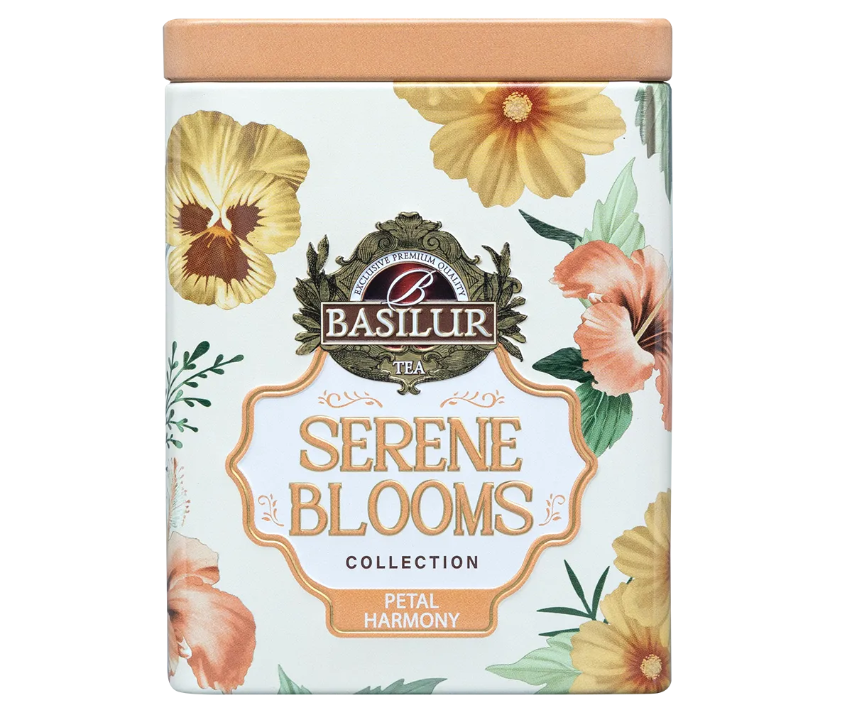 Basilur Serene Blooms Petal Harmony te 75g dåse blomst