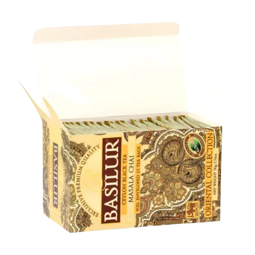 Basilur Masala Chai sort te 25 breve krydret
