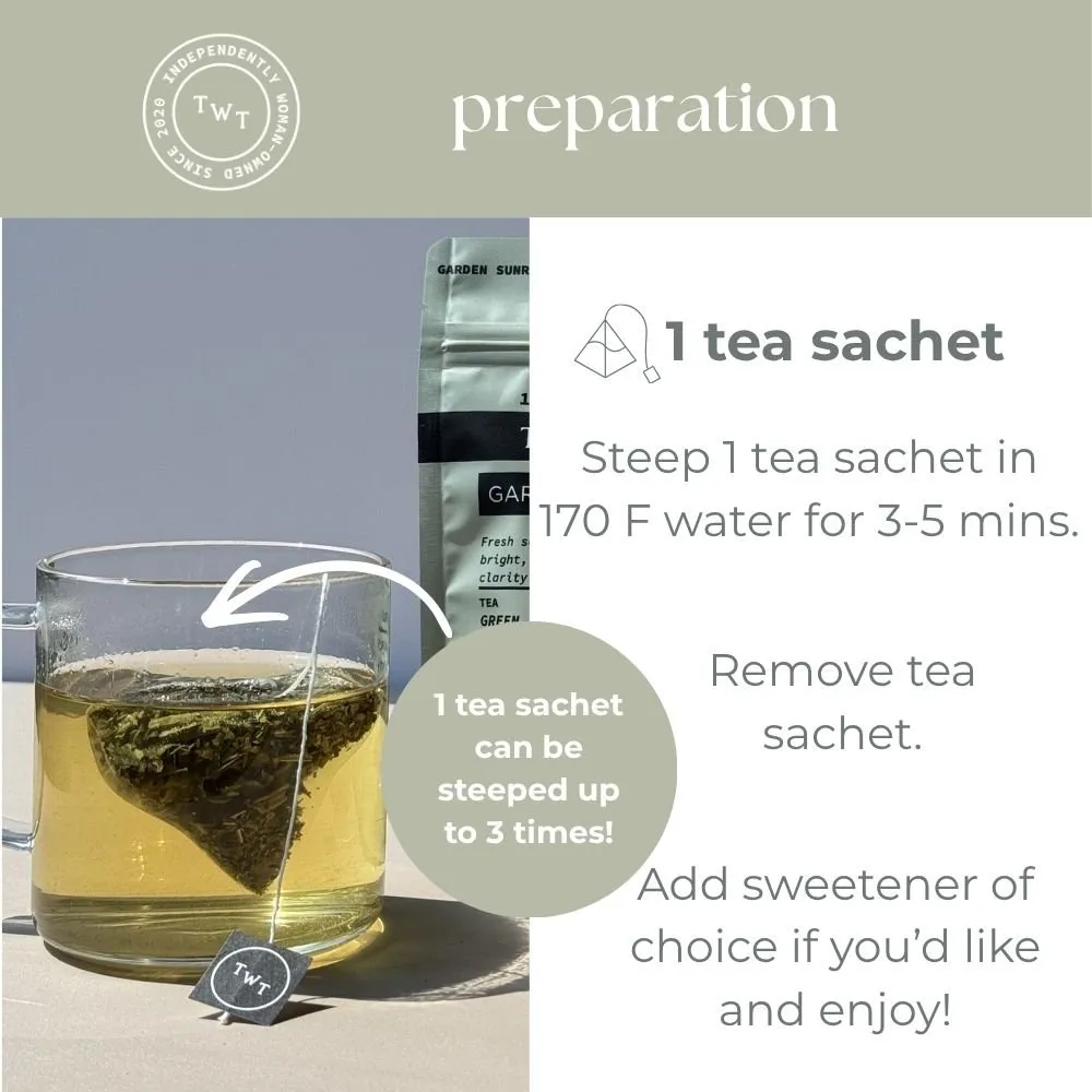 Tea with Tae Garden Sunrise te 30 breve citrus