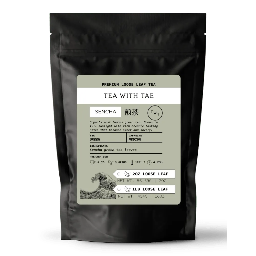 Tea with Tae Sencha Green løs te 57g japansk
