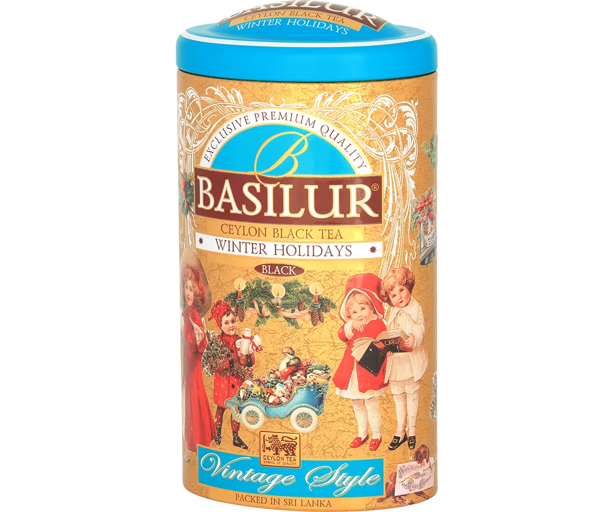 Basilur Winter Holiday løs te 100 g metal
