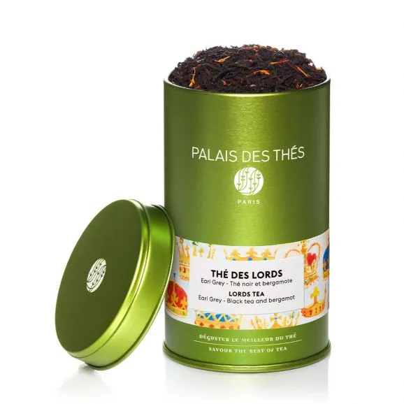 Palais des Thés Lords Tea Earl Grey sort te tedåse 100 g