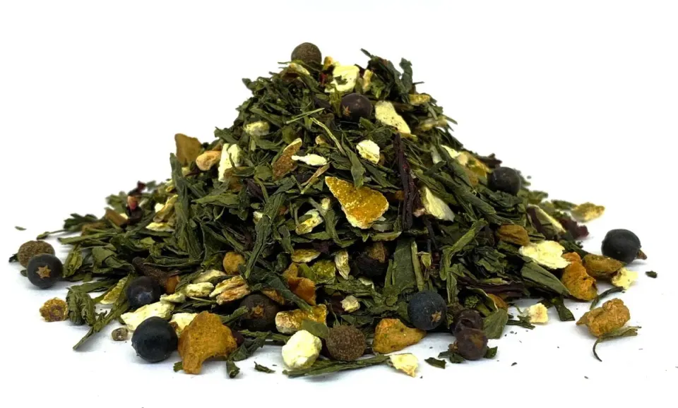 Nordic Tea Jule grøn te økologisk 50 g mild krydret