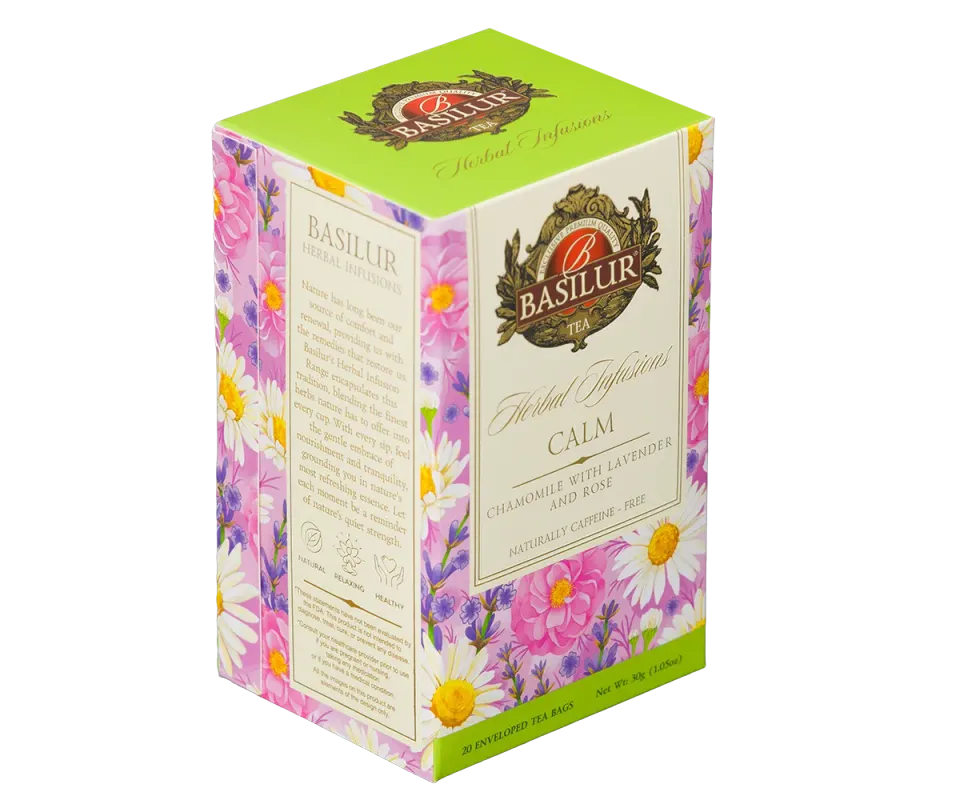 Basilur Herbal Infusions Calm urtete 20 breve kamille
