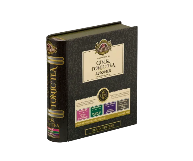 Basilur Gin Tonic Tea Black Limited te 32 breve citrus