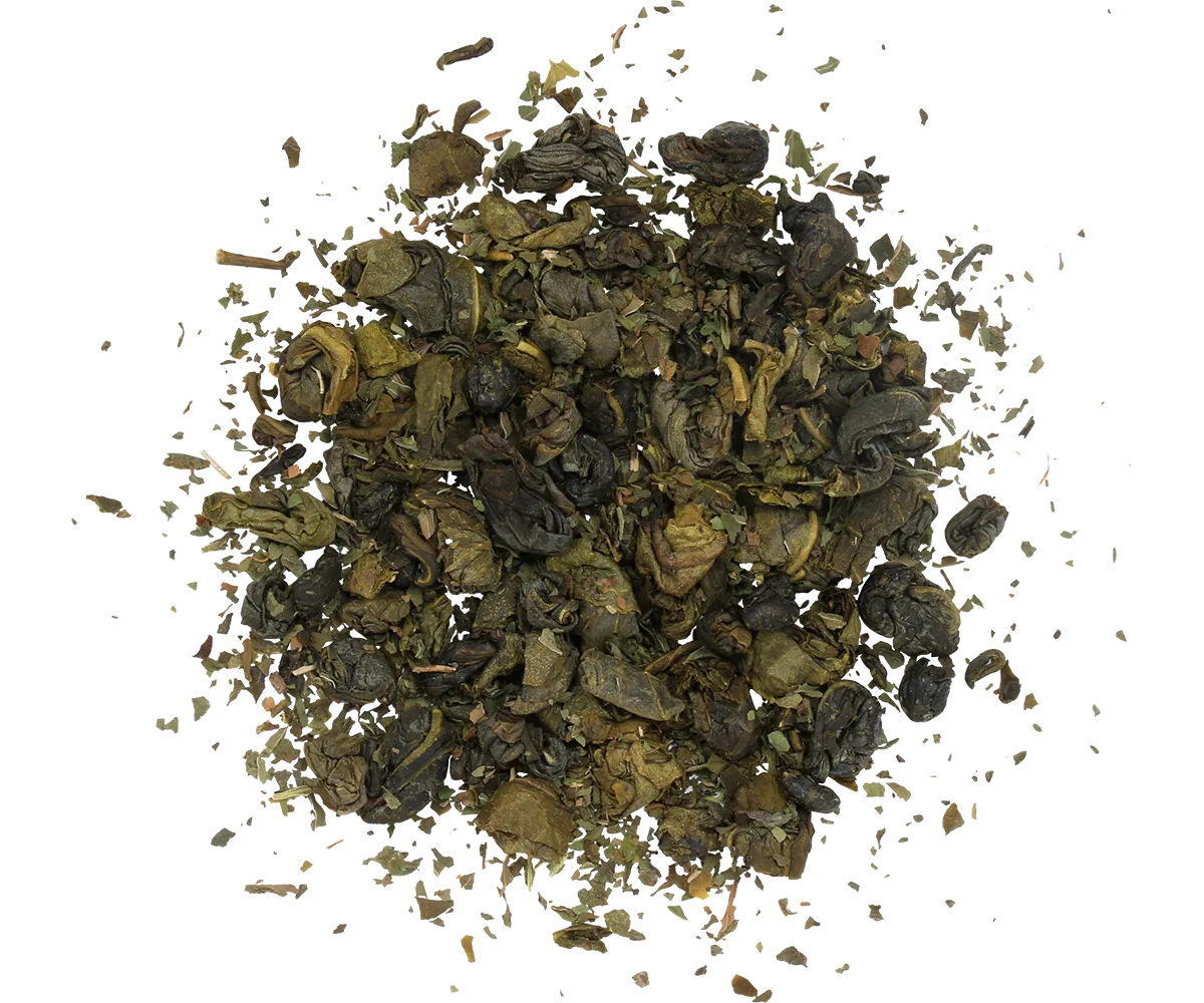Basilur Moroccan Mint grøn te løs 100g mynte