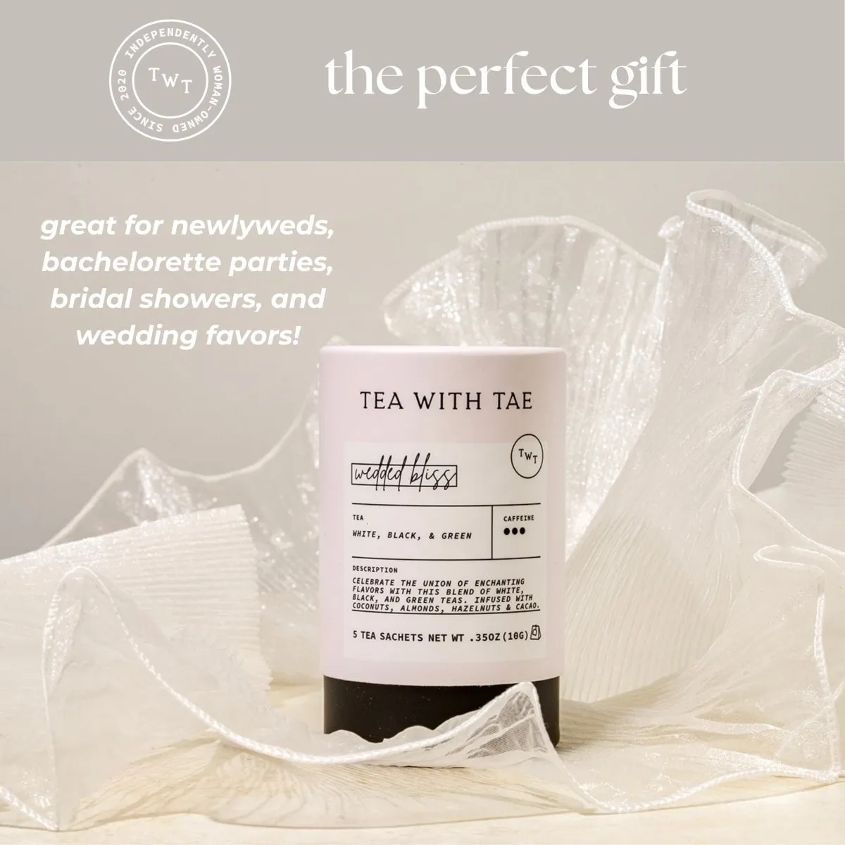 Tea with Tae Wedded Bliss mini tea tube sort te 5 breve