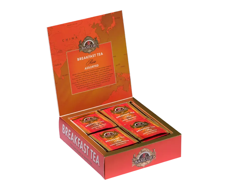 Basilur Breakfast Tea Asia sort te 40 breve elegant