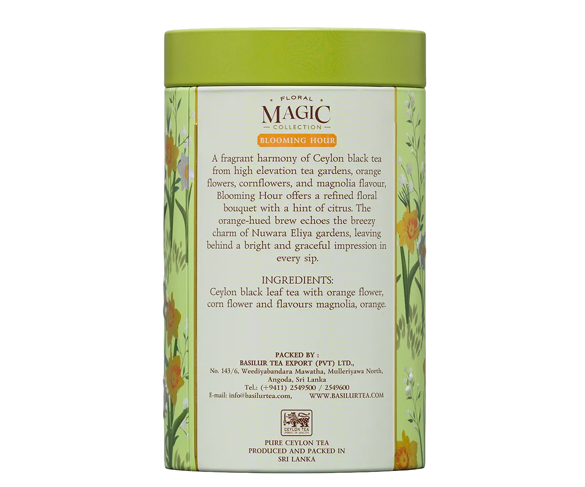 Basilur Floral Magic Blooming Hour sort te 75g blomst