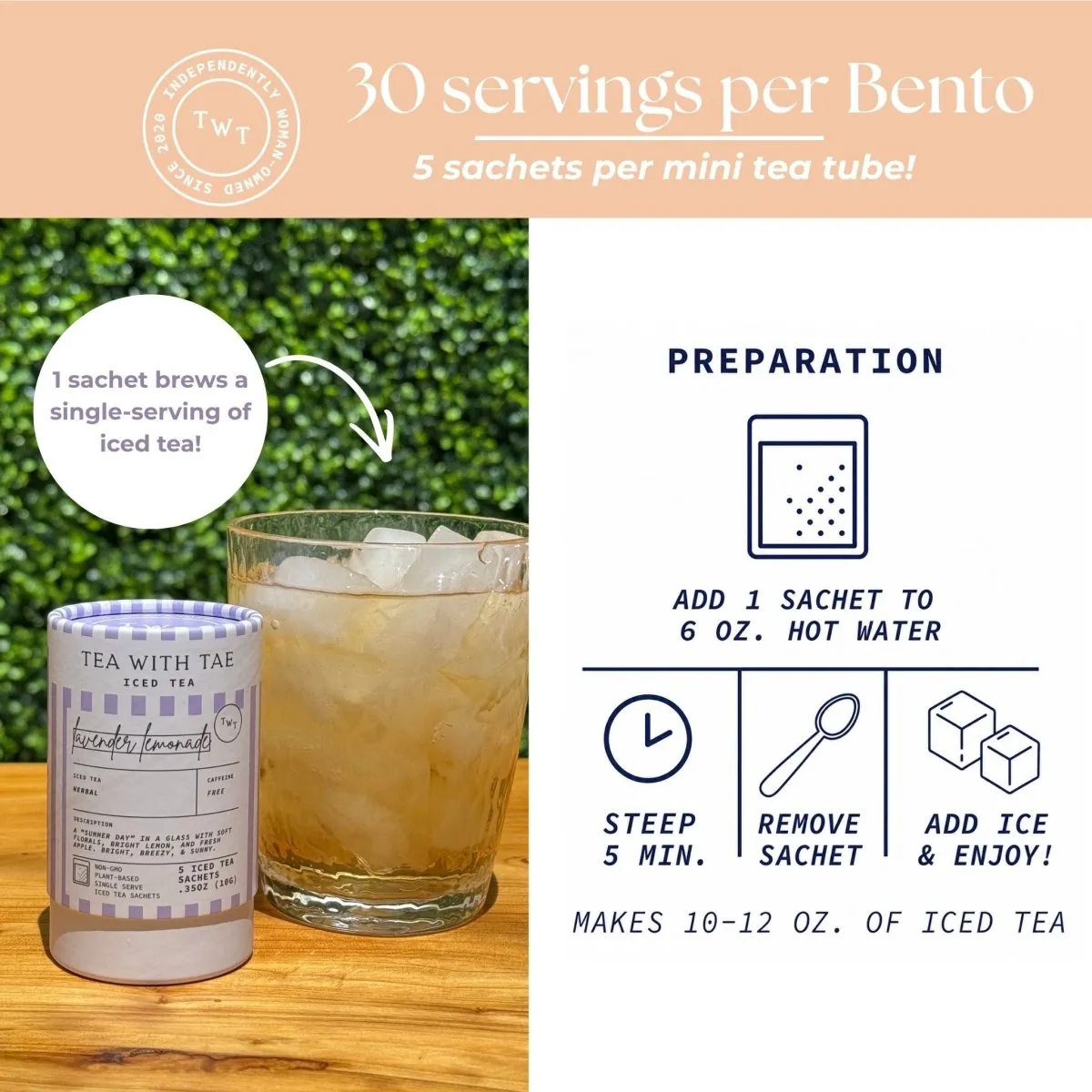 Tea with Tae Iced Tea Bento Box iste 30 breve gave