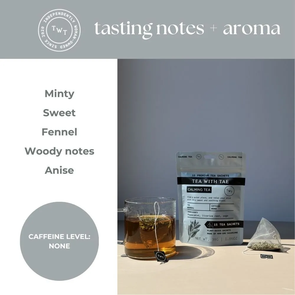 Tea with Tae Calming urtete 90 breve koffeinfri