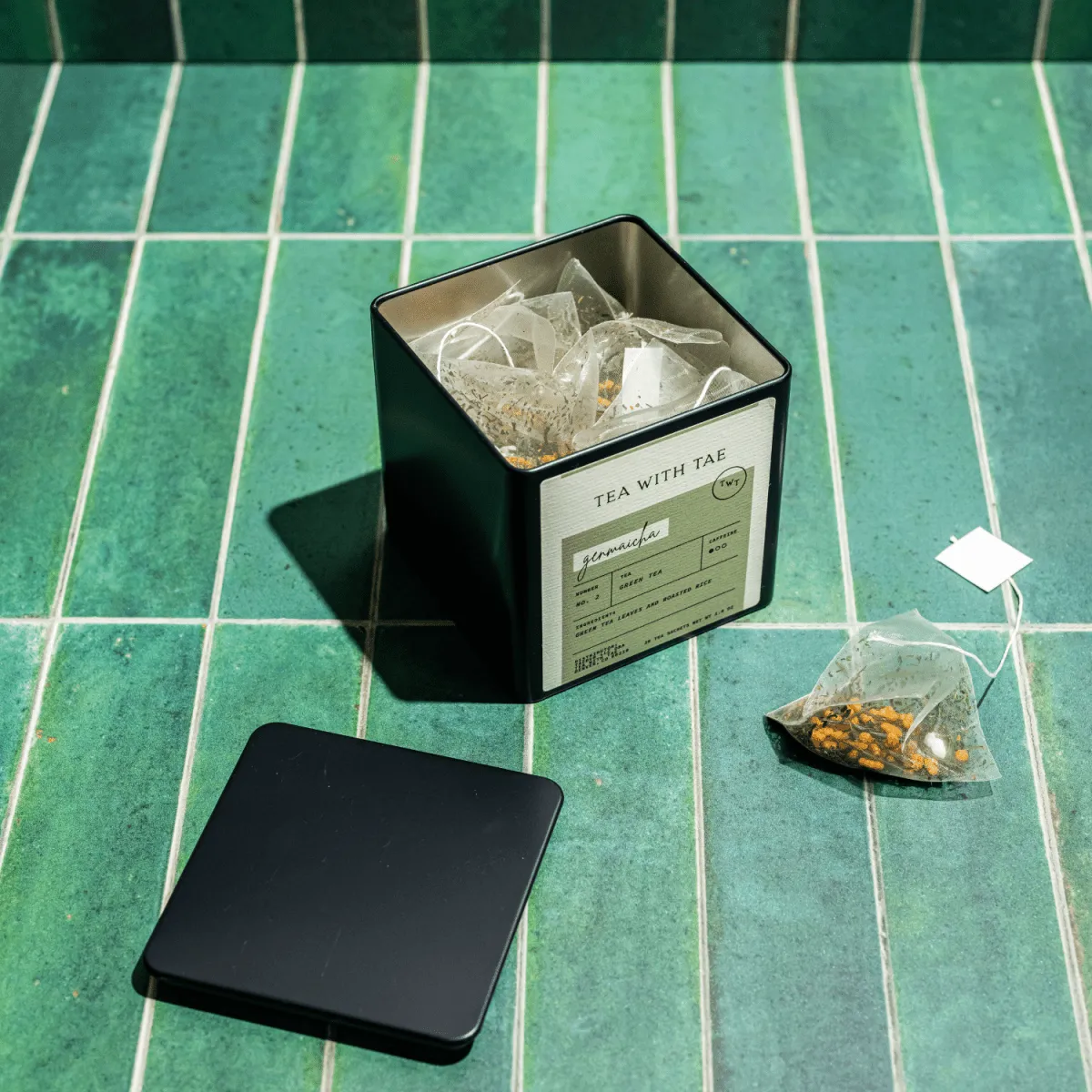 Tea with Tae Custom Large Tea Tin dåse te 20 breve