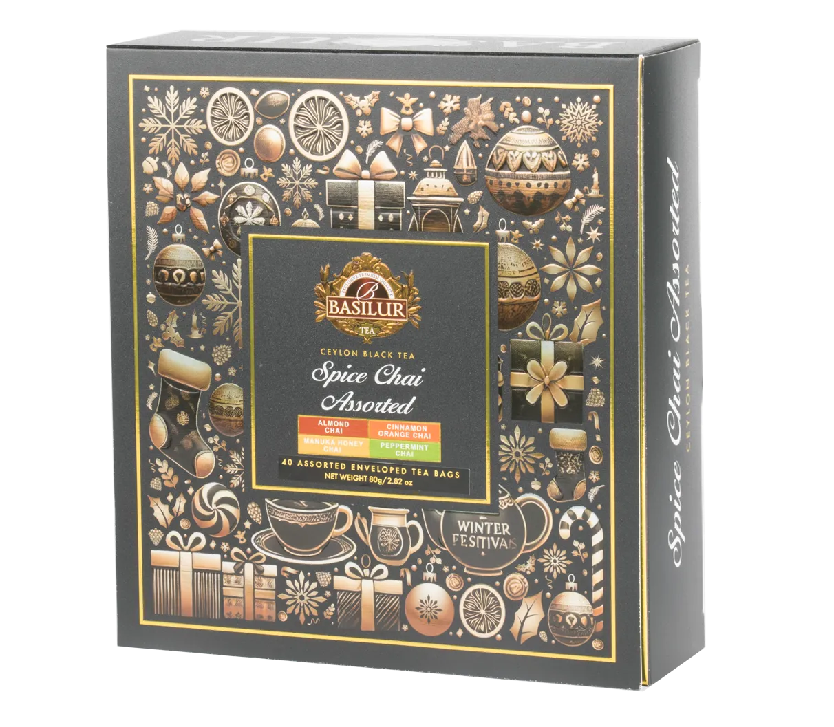 Basilur Spice Chai Assorted sort te 40 breve krydret