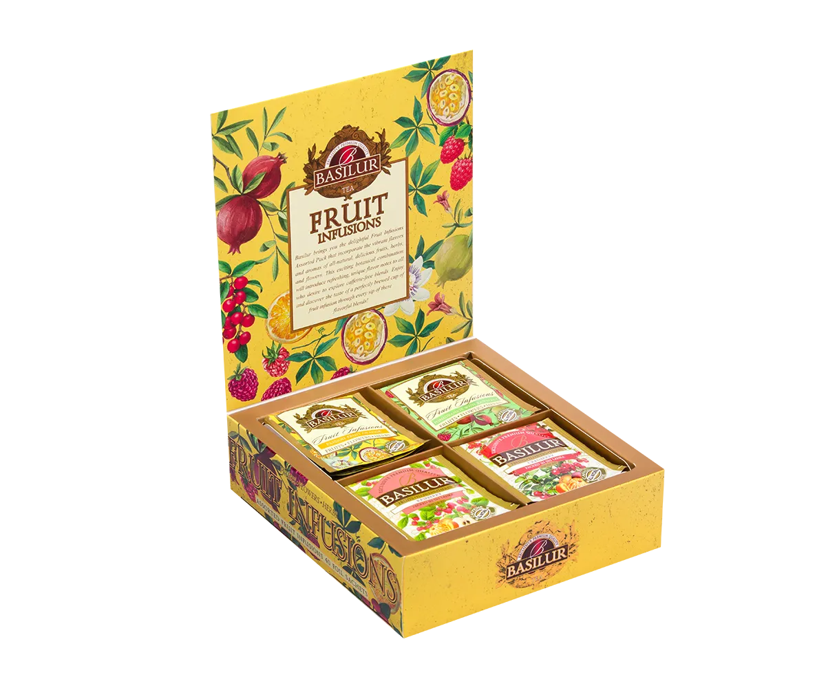 Basilur Fruit Infusions Vol III frugtte 40 breve koffeinfri