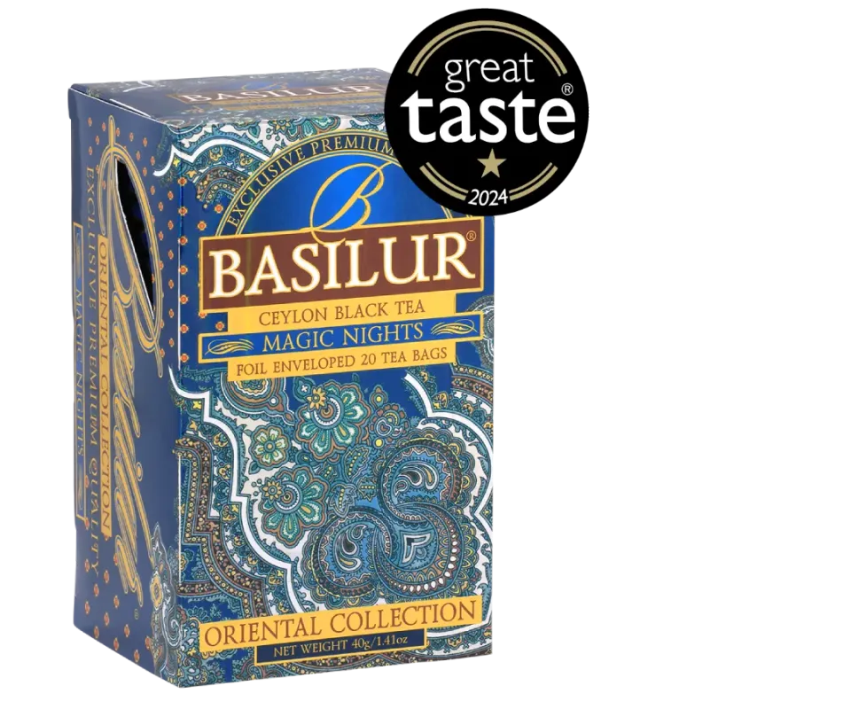 Basilur Magic Nights sort te 25 breve frugt