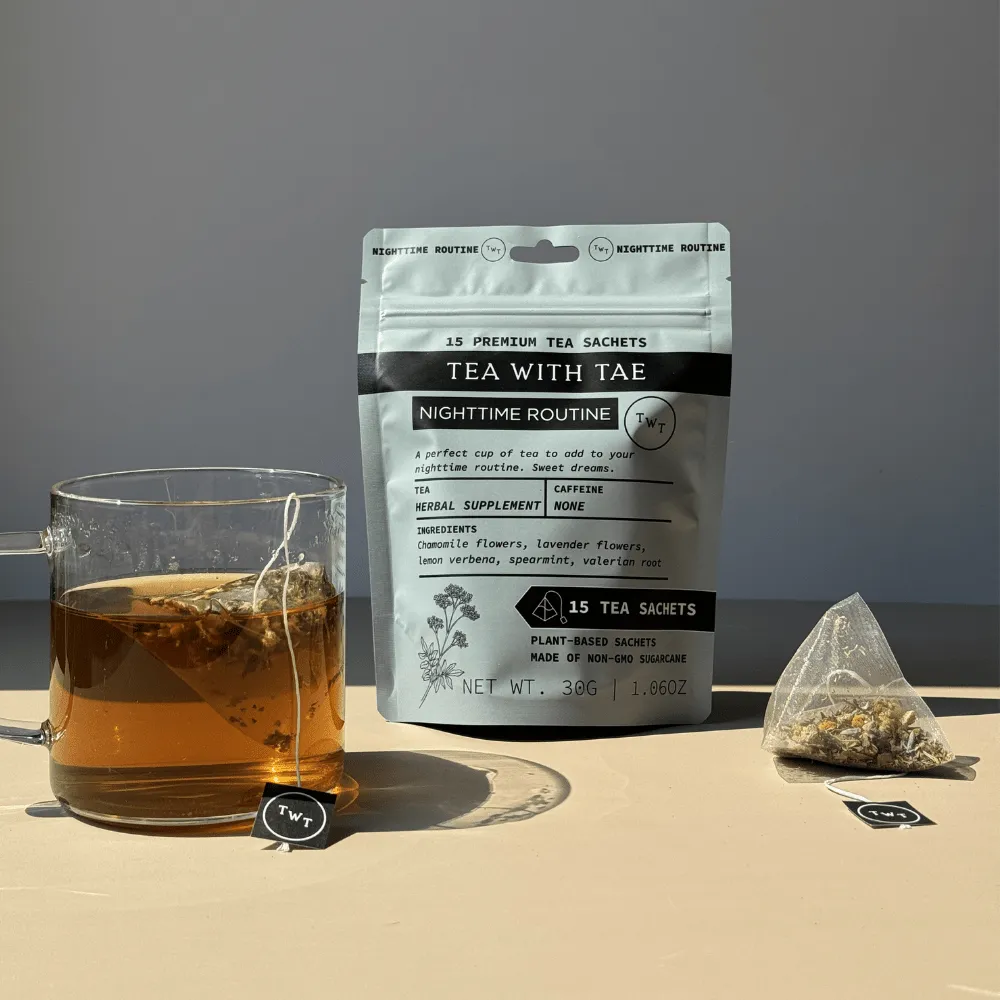 Tea with Tae Nighttime Routine urtete 15 breve aften
