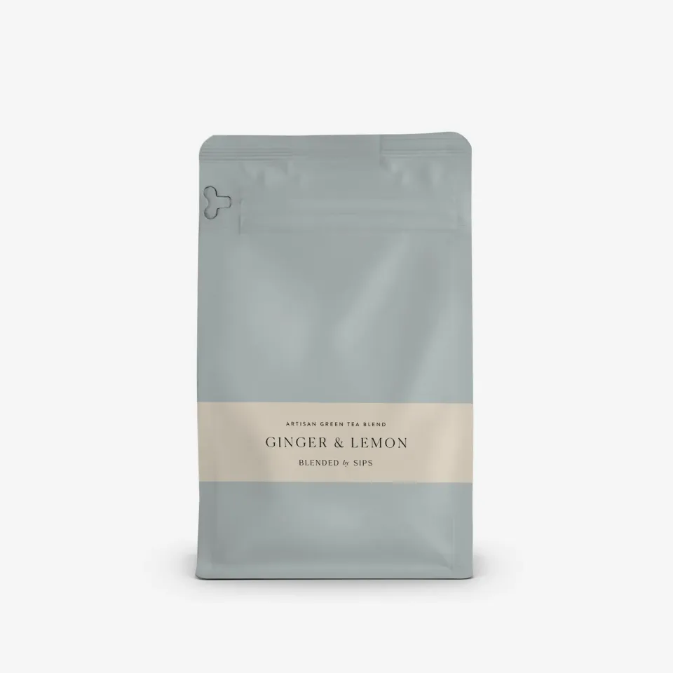 By SIPS Ginger & Lemon grøn te med ingefær