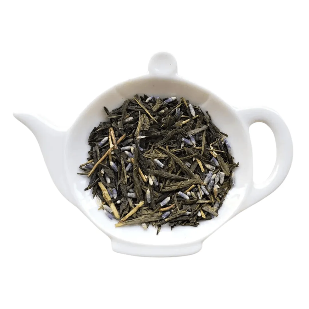 Tea with Tae Lavender Earl Grey pose sort te 15 breve