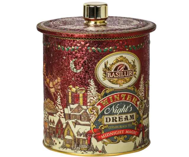 Basilur Midnight Magic kirsebær sort te 100g