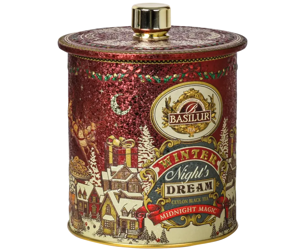 Basilur Midnight Magic kirsebær sort te 100g