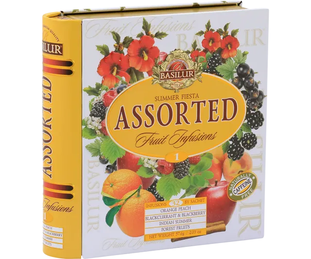 Basilur Summer Fiesta Tea Book frugtte 32 breve 4 smage