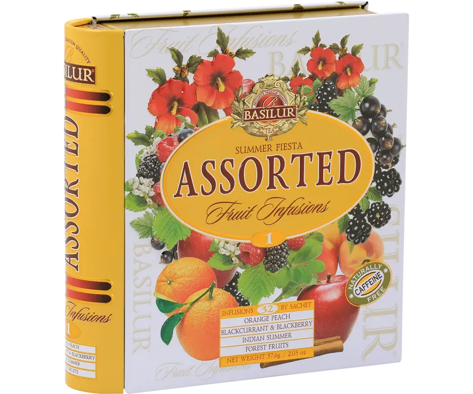 Basilur Summer Fiesta Tea Book frugtte 32 breve 4 smage