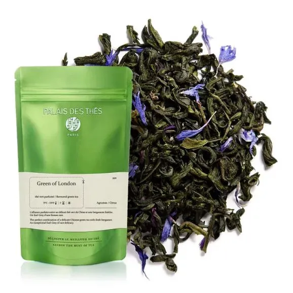 Palais des Thés Green of London grøn te dåse 100 g bergamot