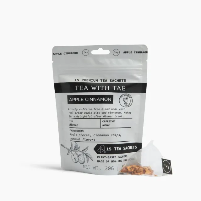 Tea with Tae Apple Cinnamon urtete 15 breve sød