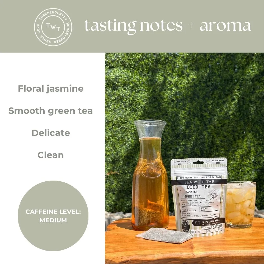 Tea with Tae Jasmine Green iste 40 breve jasmin