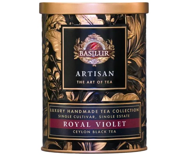 Basilur Royal Violet sort te håndlavet