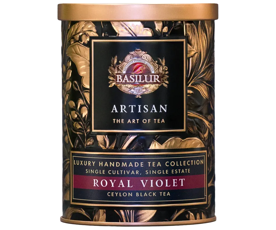 Basilur Royal Violet sort te håndlavet