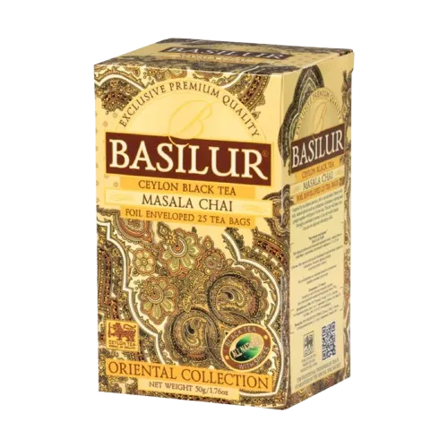 Basilur Masala Chai sort te 25 breve krydret