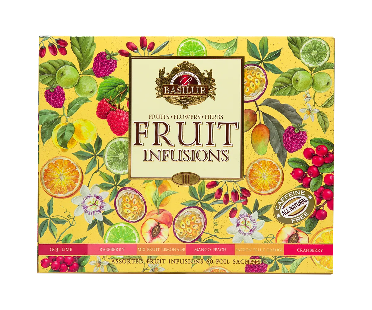 Basilur Fruit Infusions Vol. III frugtte 60 breve