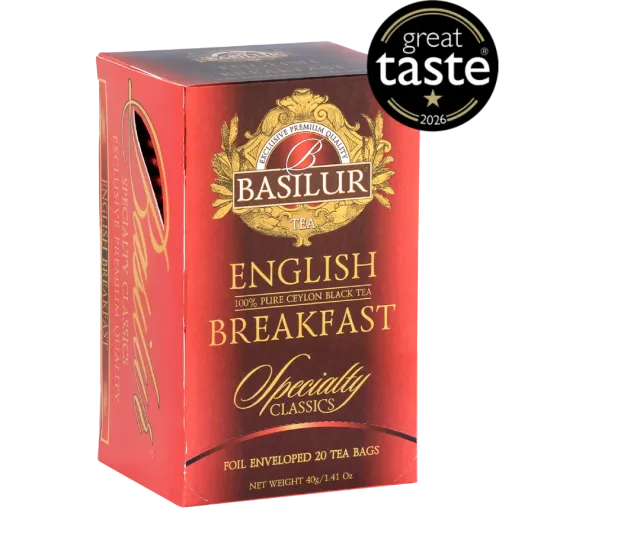 Basilur Specialty Classics English Breakfast sort te 25 breve kraftig