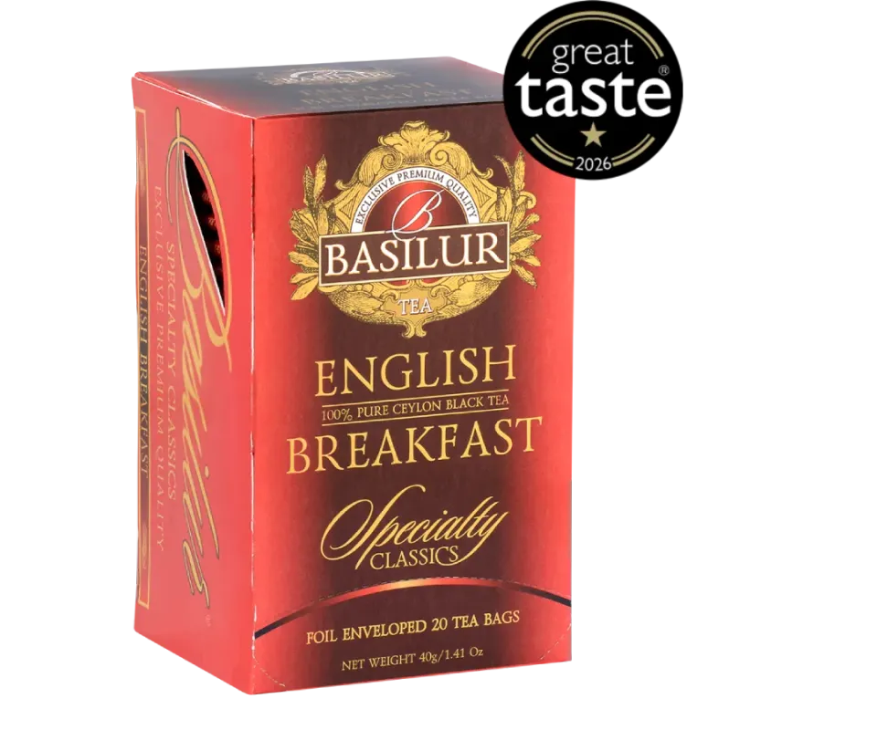 Basilur Specialty Classics English Breakfast sort te 25 breve kraftig