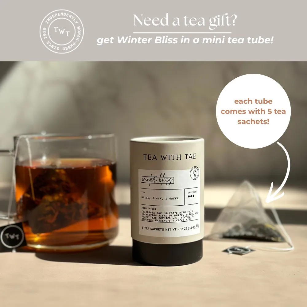 Tea with Tae Winter Bliss te 30 breve chokolade