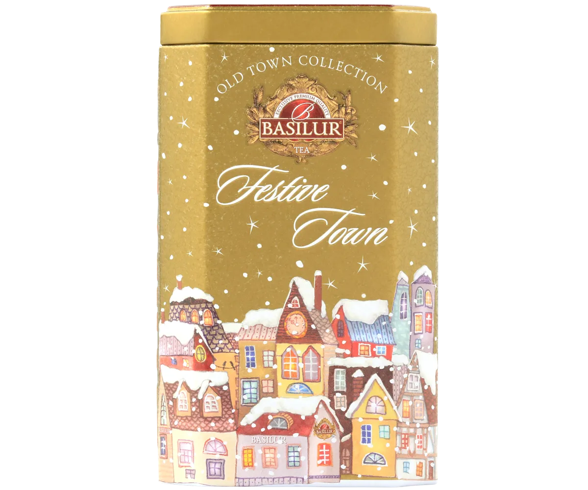 Basilur Old Town Festive Town English Toffee sort te 75g