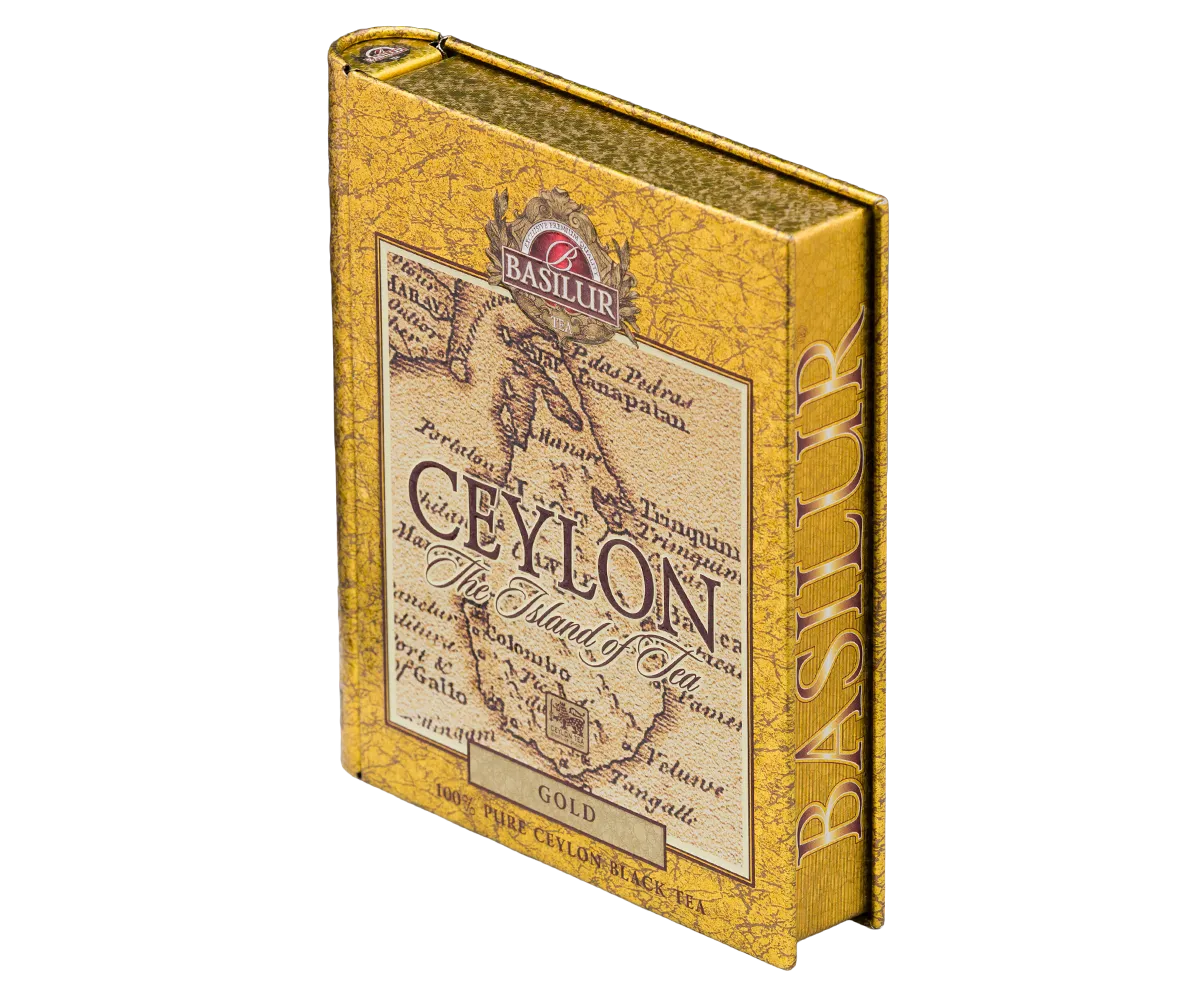 Basilur Island of Tea Gold Tea Book sort te Ceylon