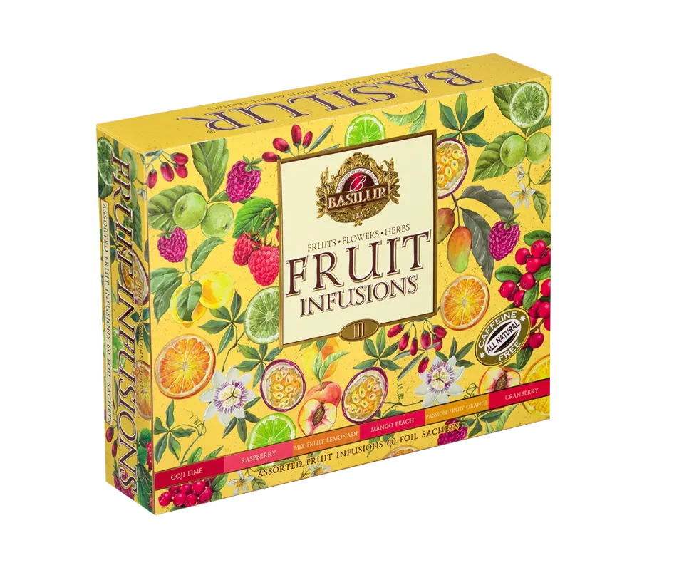 Basilur Fruit Infusions Vol. III frugtte 60 breve