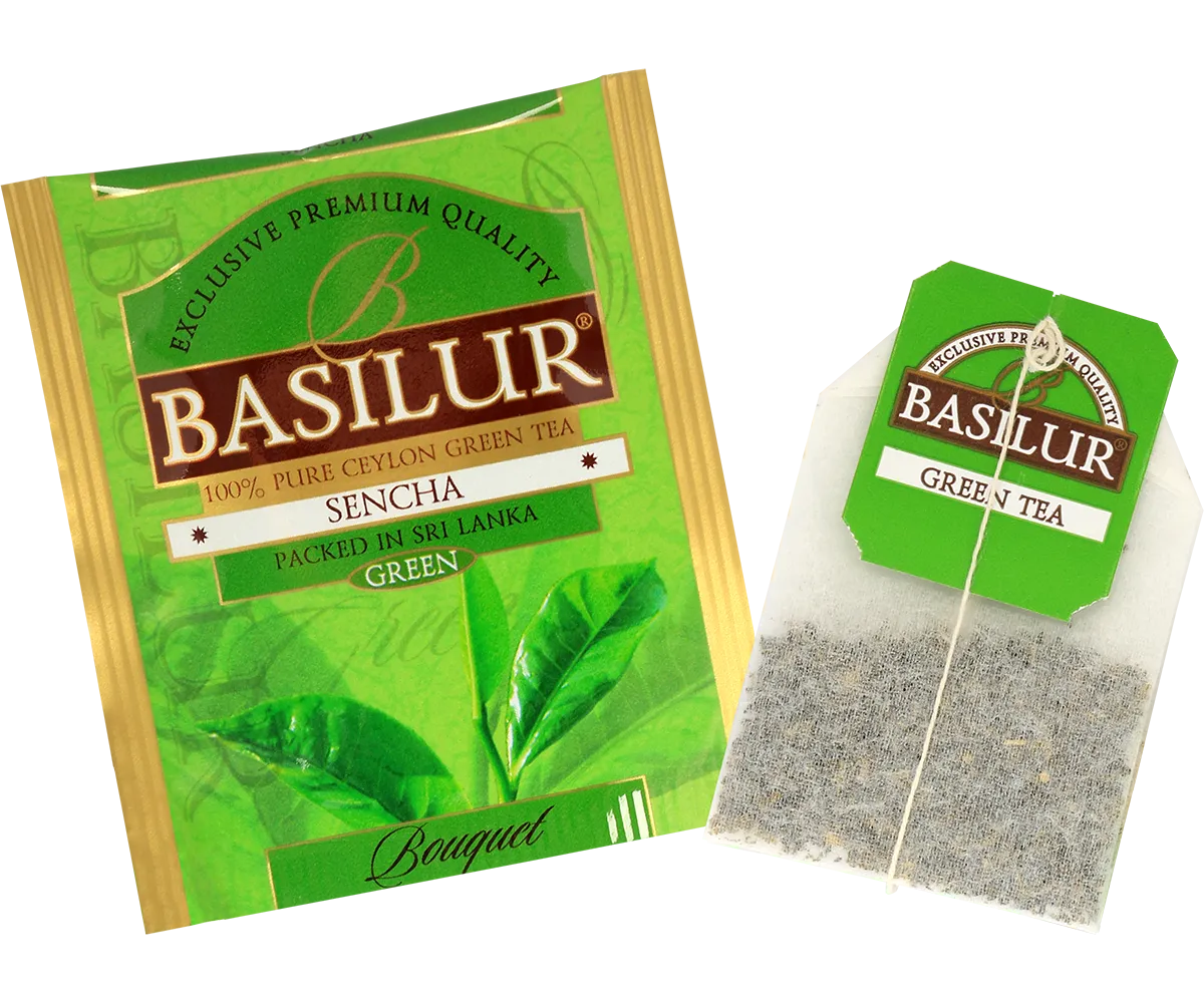 Basilur Bouquet Exclusive grøn te 32 breve 4 smage