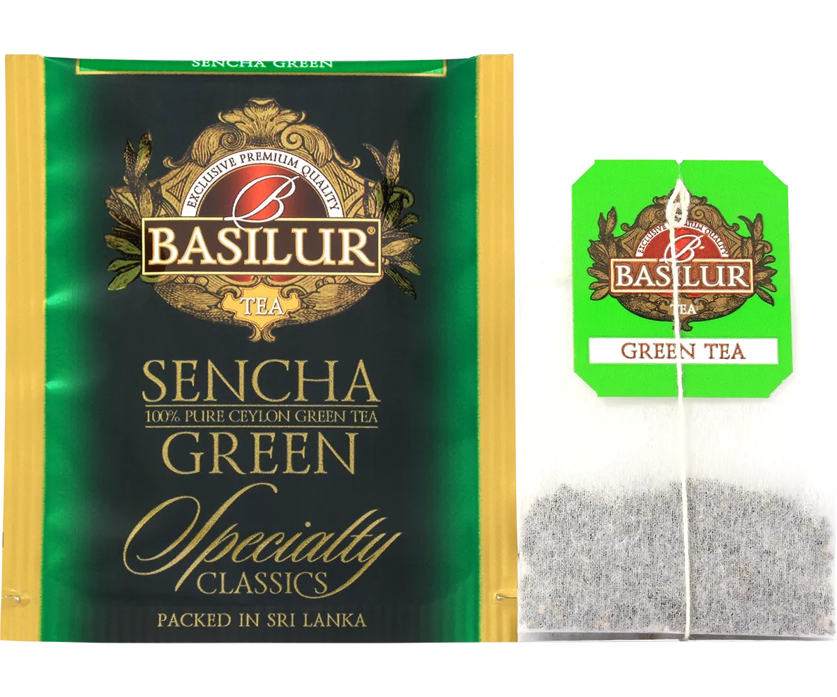 Basilur Specialty Classics Sencha grøn te 10 breve mild