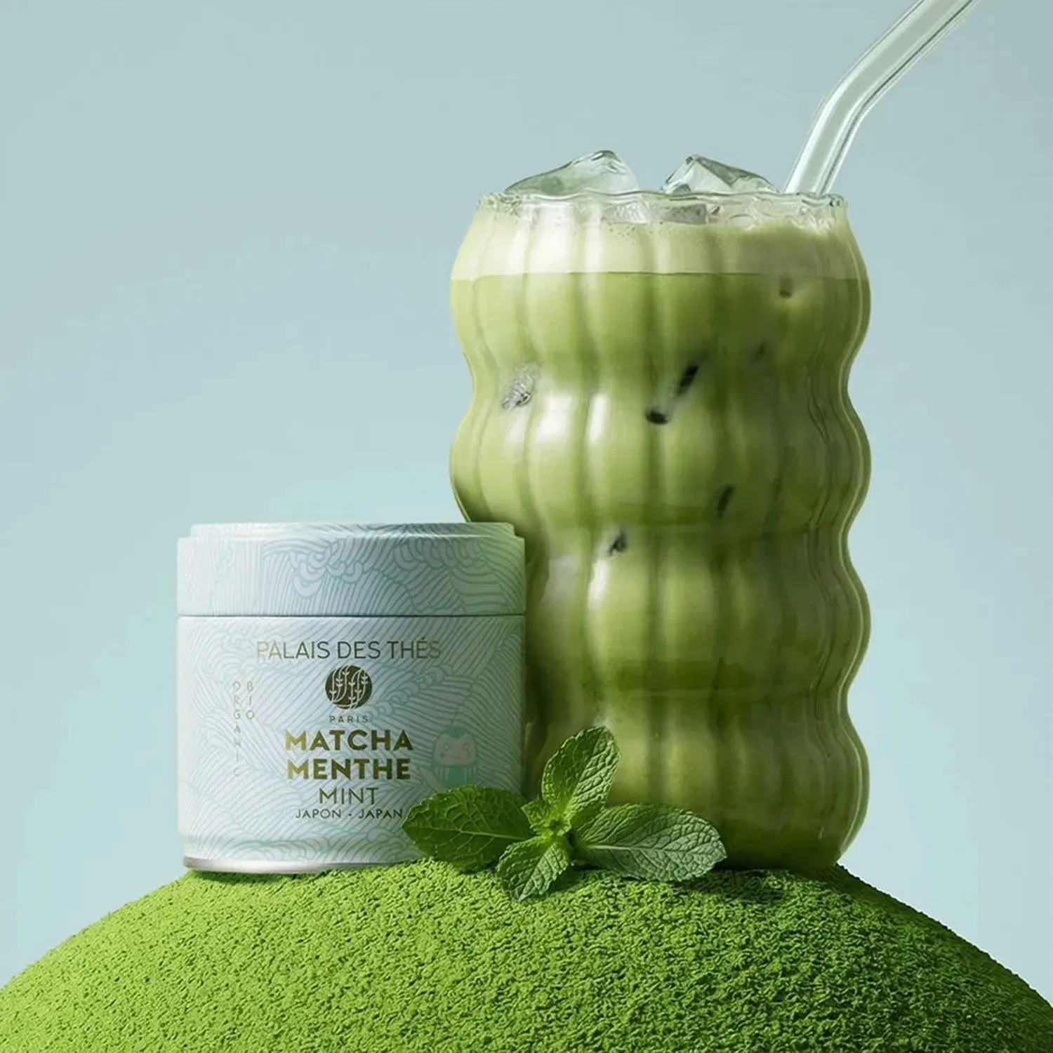 Palais des Thés Matcha Mynte øko pulver mynte latte