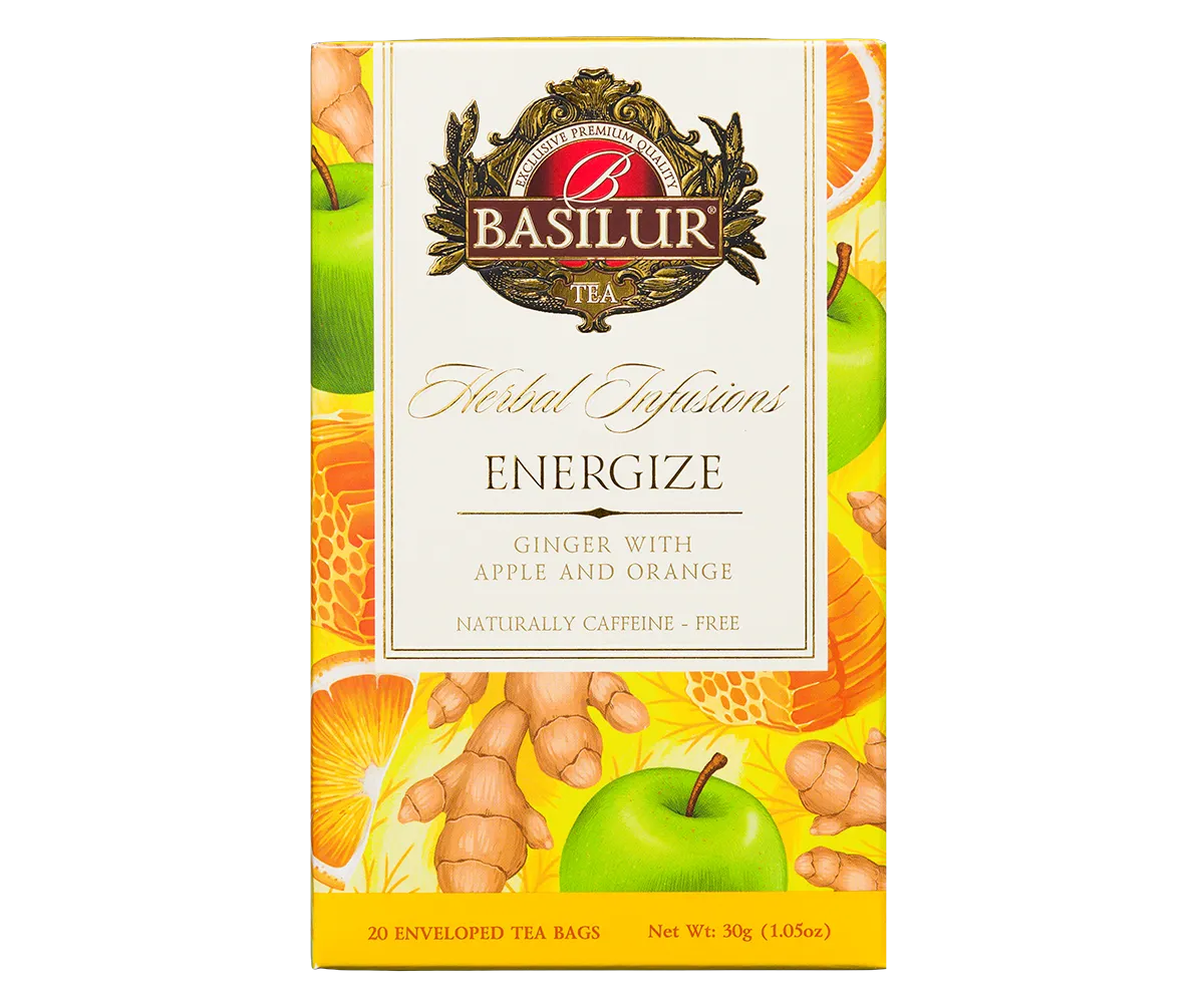 Basilur Herbal Infusions Energize urtete 20 breve lime