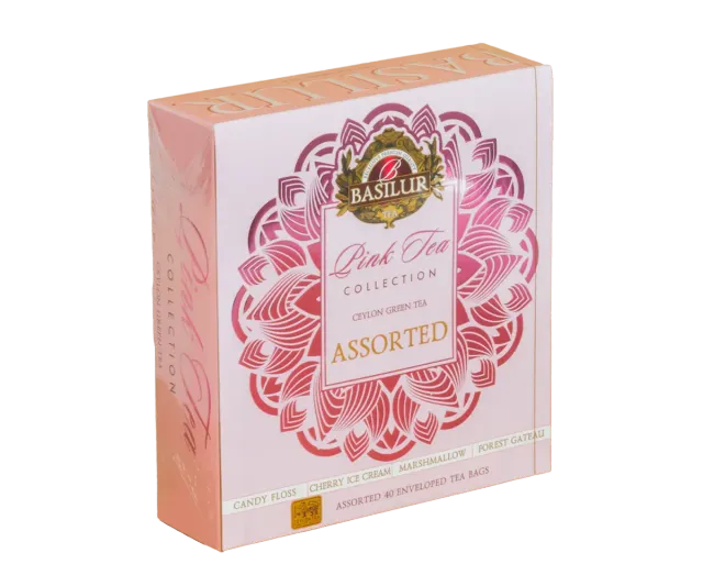Basilur Pink Tea tebreve 40 stk 4 smage sød