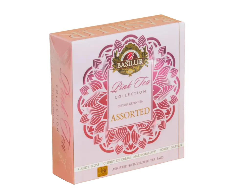 Basilur Pink Tea tebreve 40 stk 4 smage sød